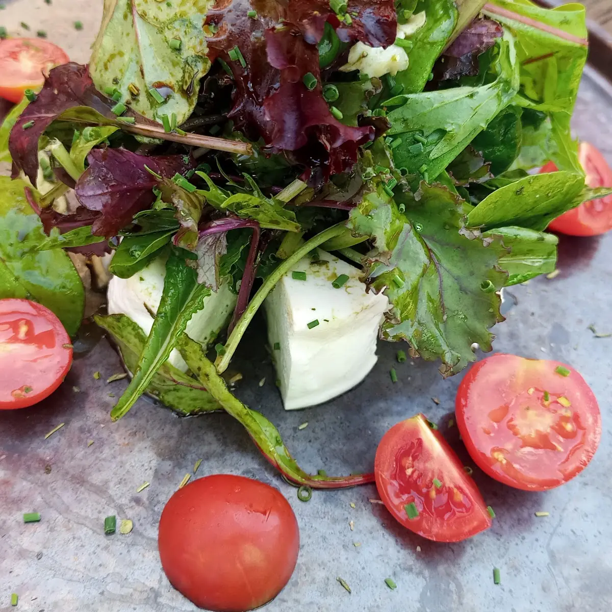 Ziegenkäse Mit Salat