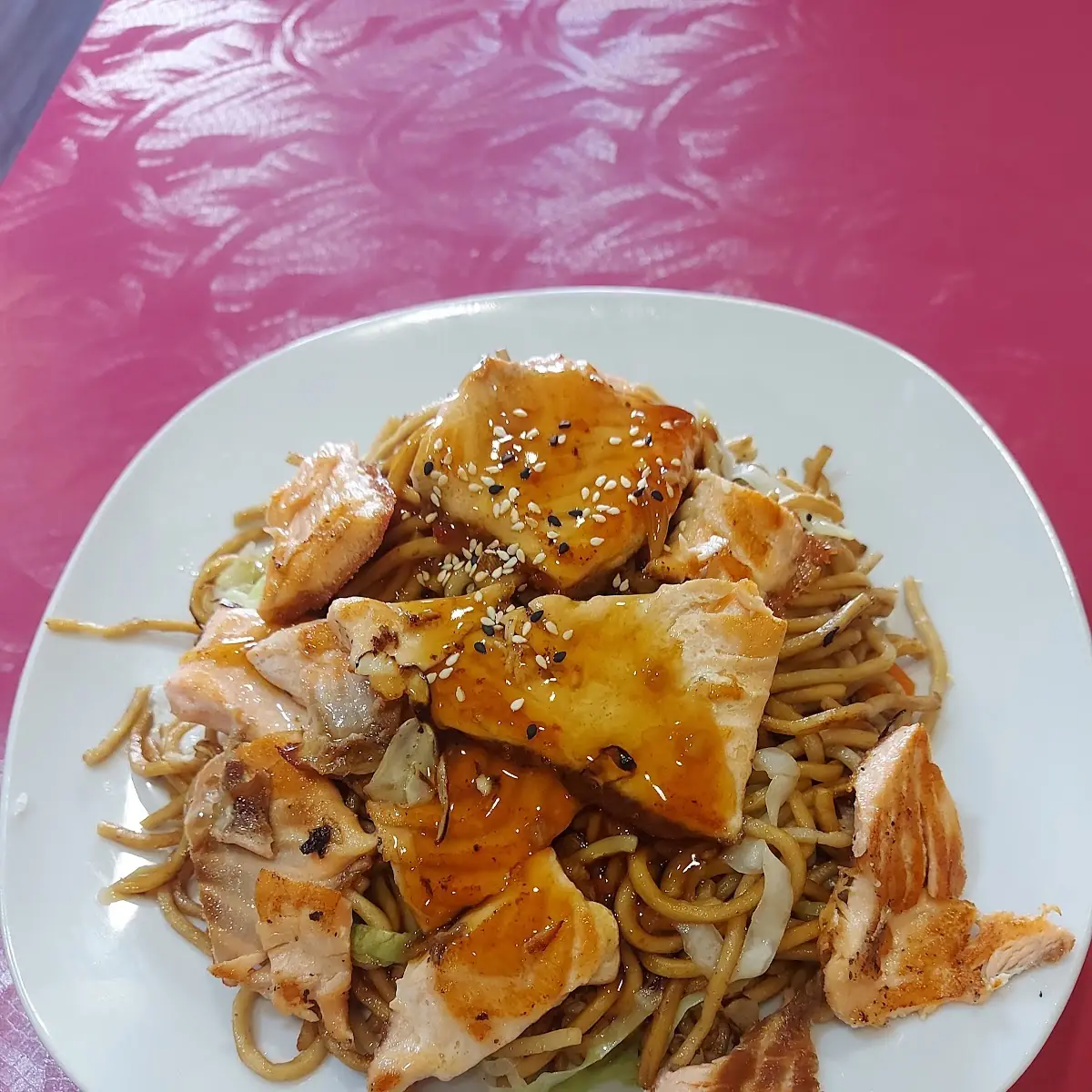 Lachs Mit Nudeln