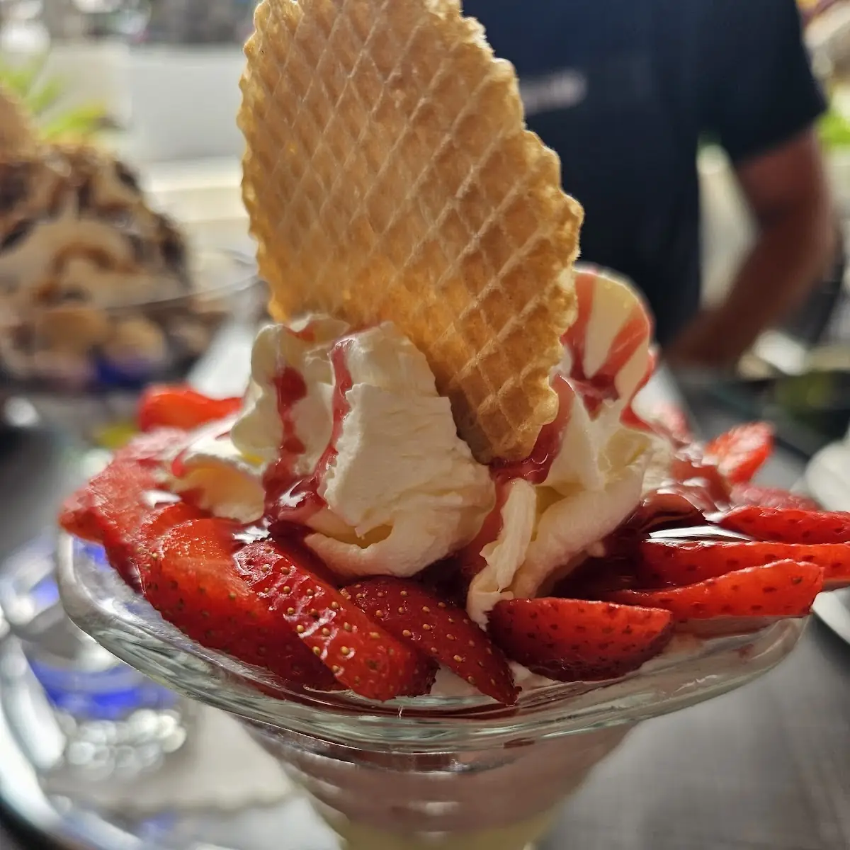 Erdbeerbecher