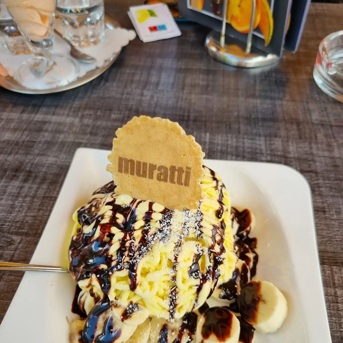 Spaghetti Eis Banane Schocko