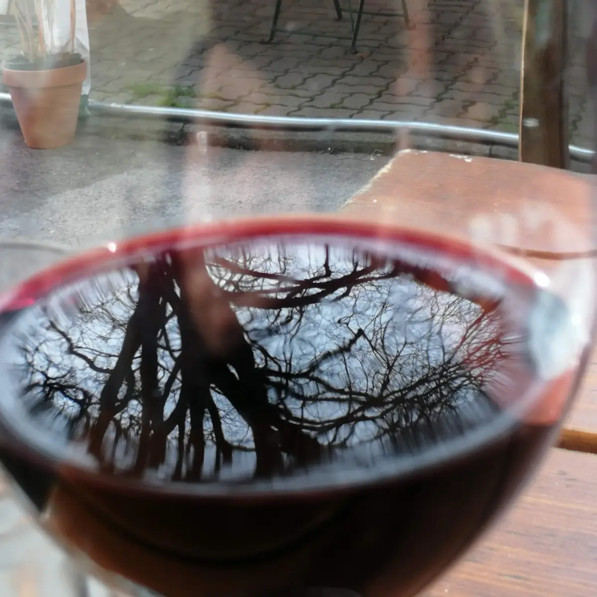 Ein Gutes Glas Rotwein Trocken