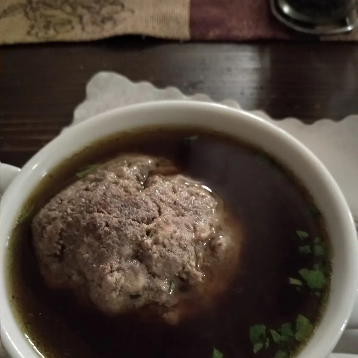 Leberknödelsuppe