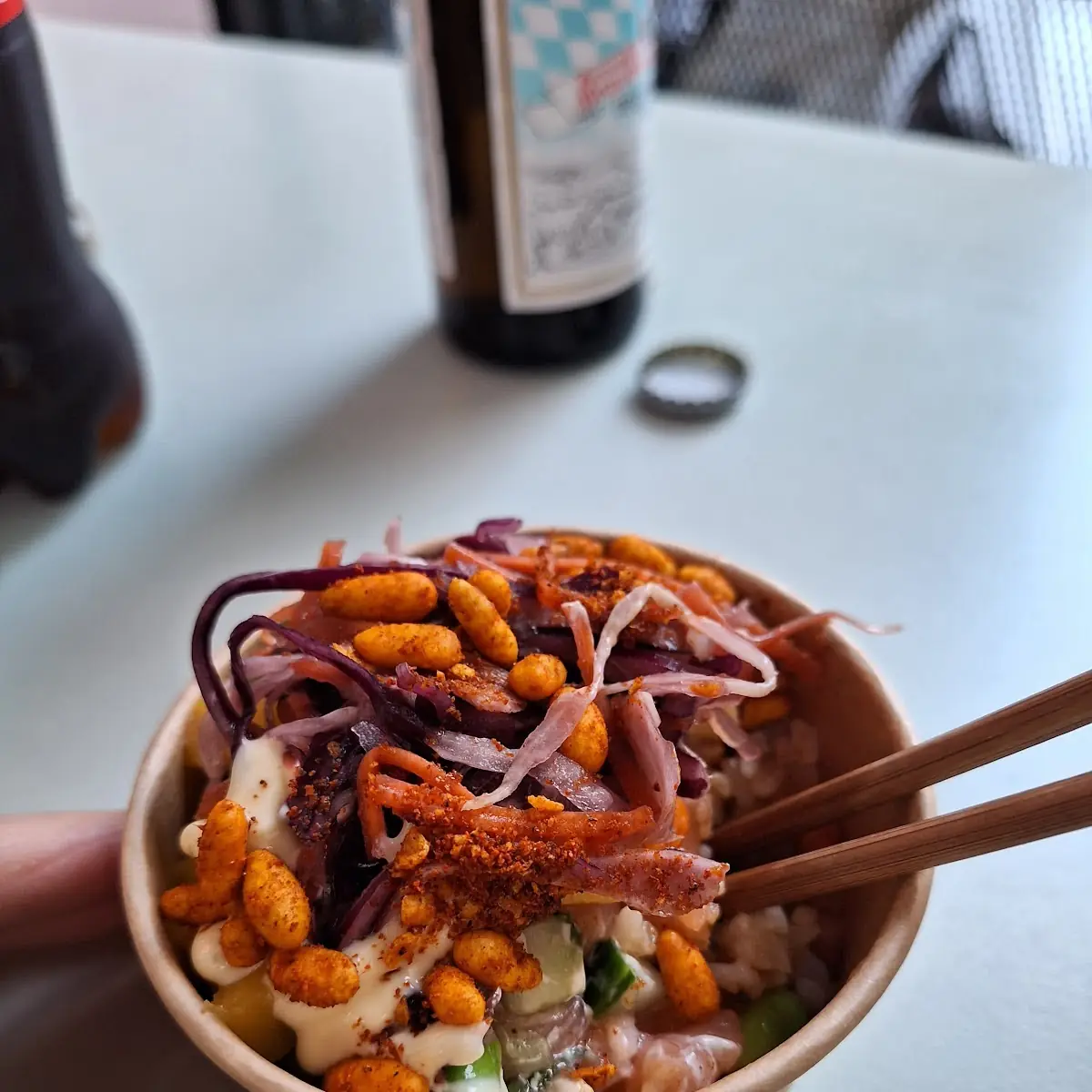 Truffle Salmon Teriyaki Snack Bowl