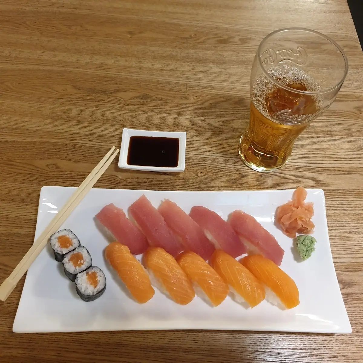 Shushi Lachs Und Thunfisch