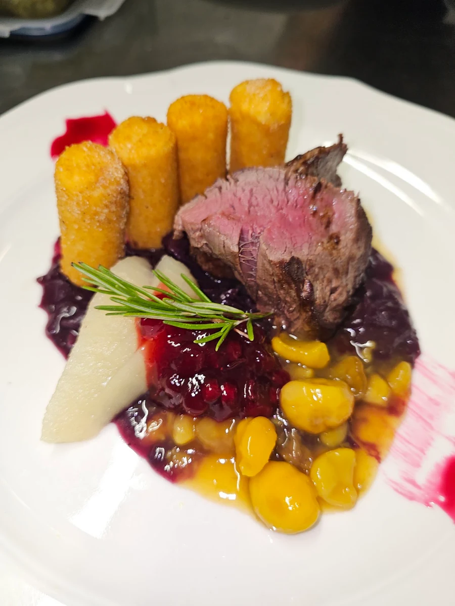 Hirschrückensteak