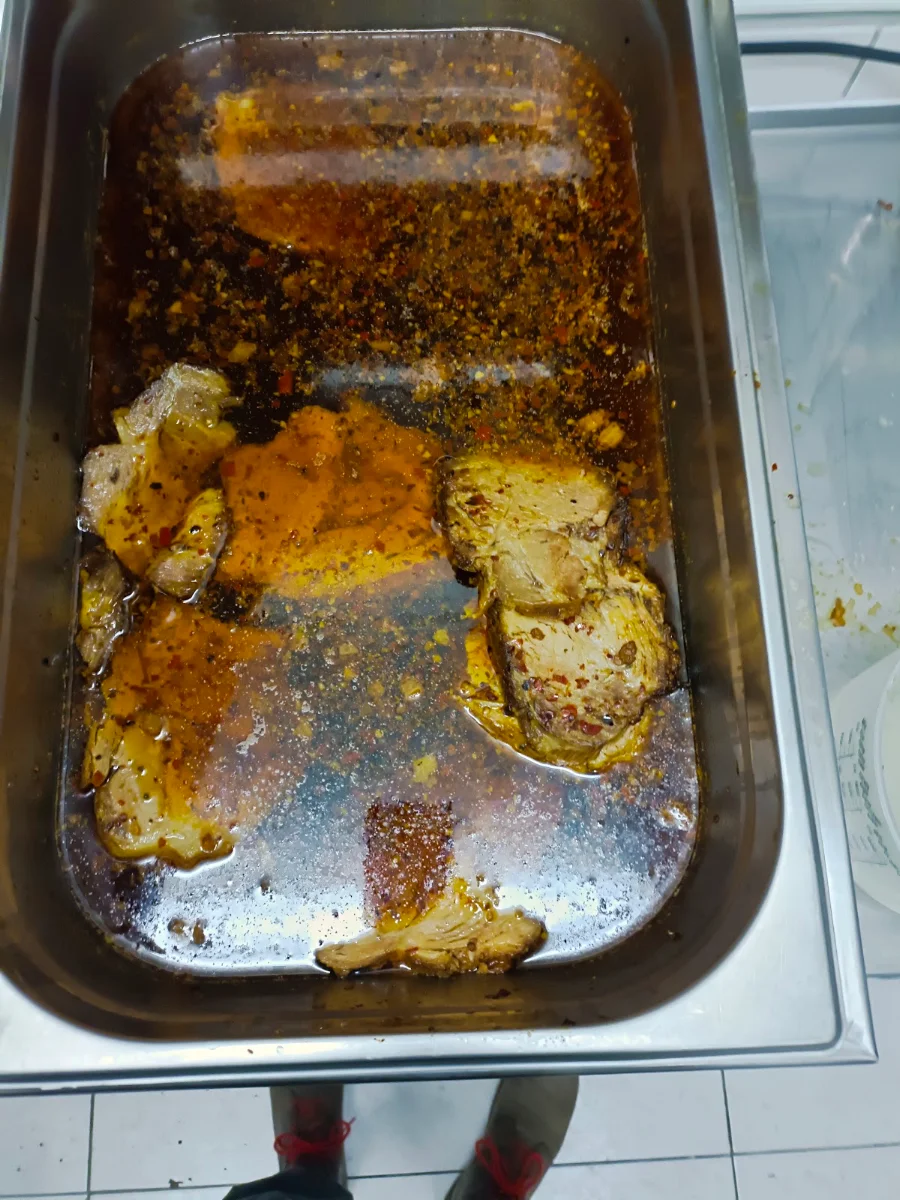 Schweinebraten Scharf