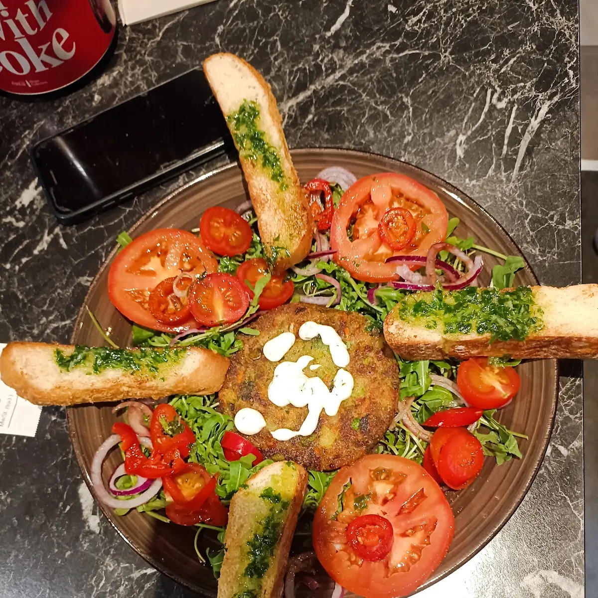 Vegetarisches Teller