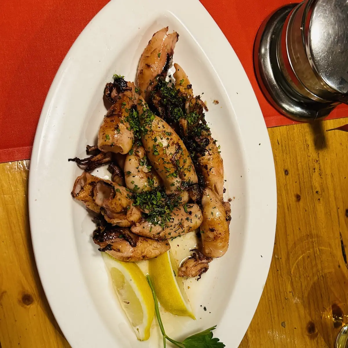 Calamari Gegrillt