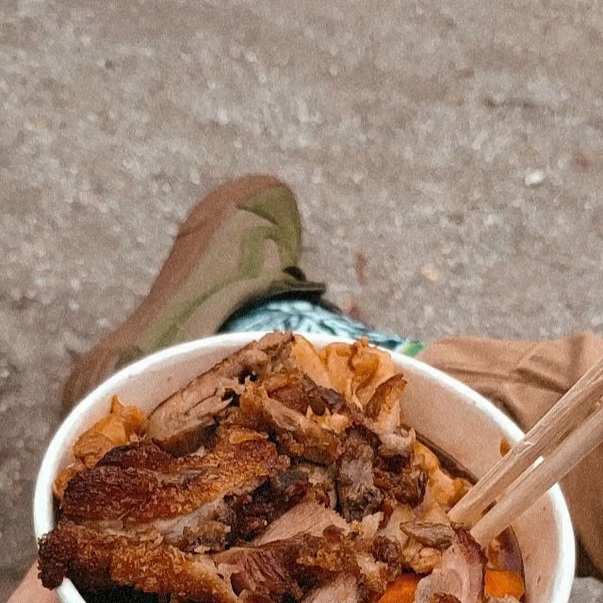 Kleine Reisbox Mit Ente Chop Suey