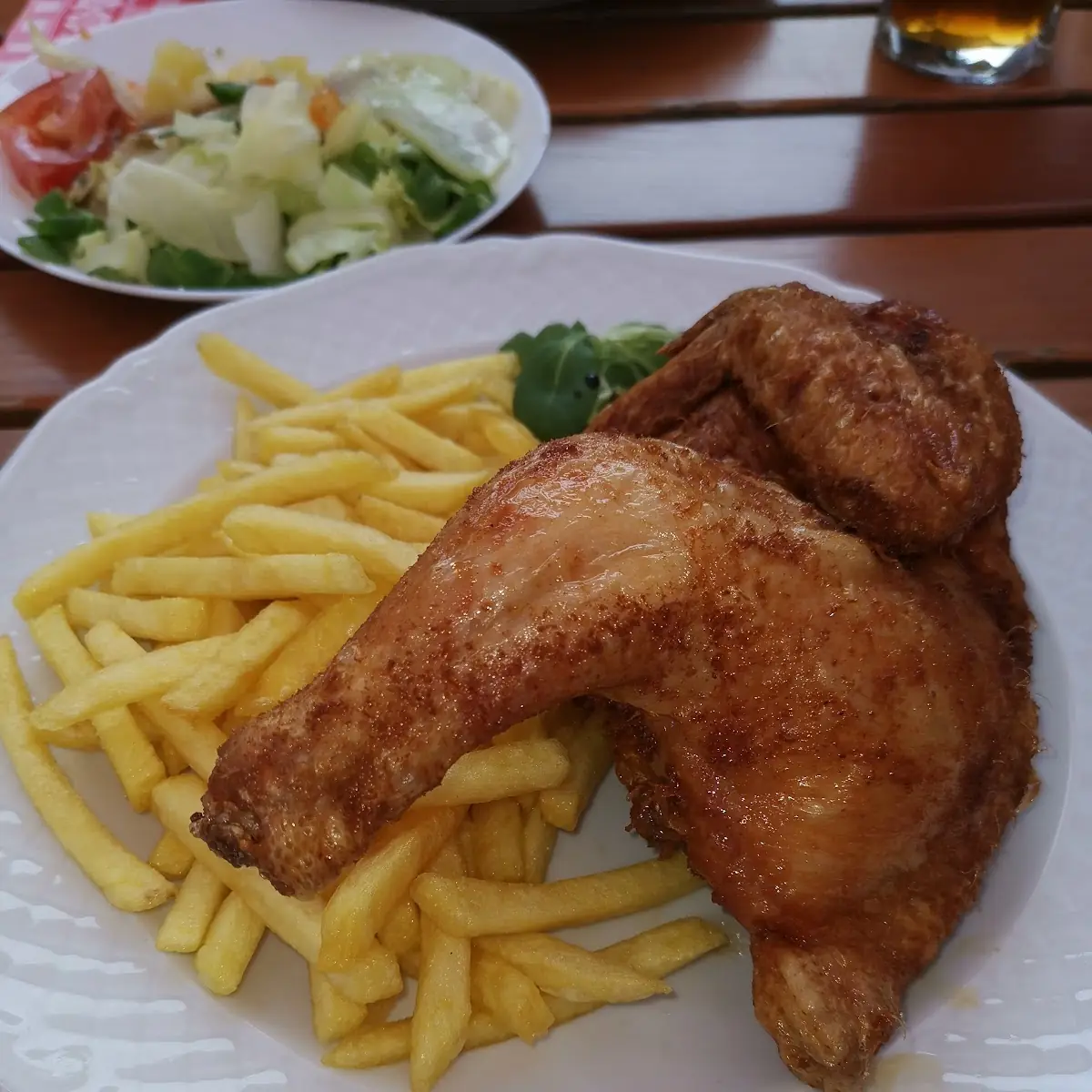 Grillhendel Mit Pommes