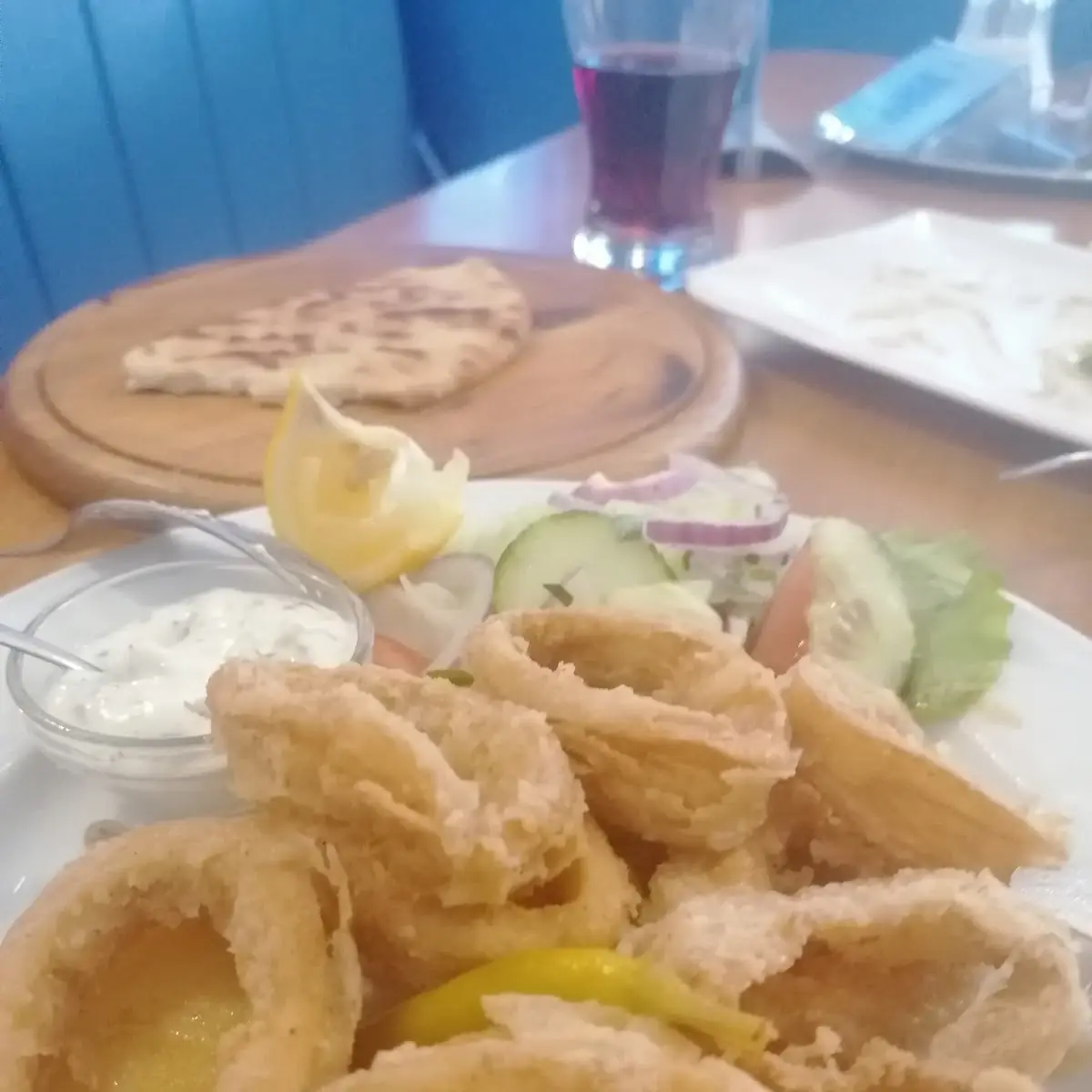 Frittierte Calamari Fritti