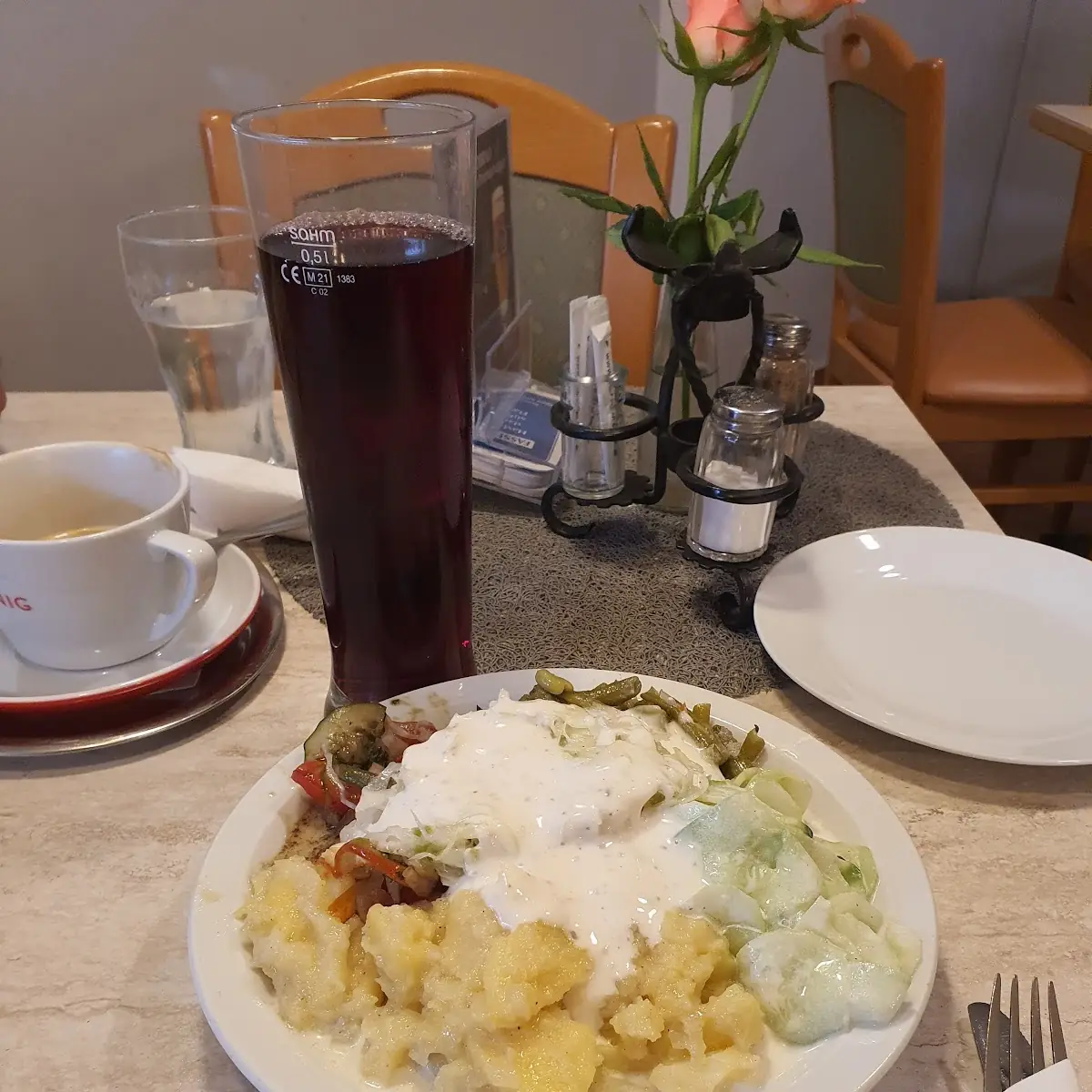 Salatteller Vom Buffet