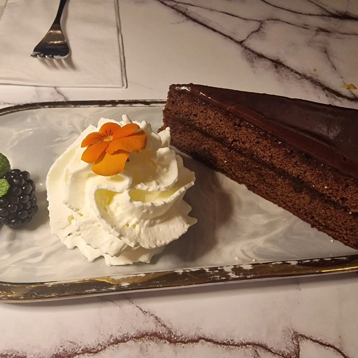 Warmer Schokoladenkuchen