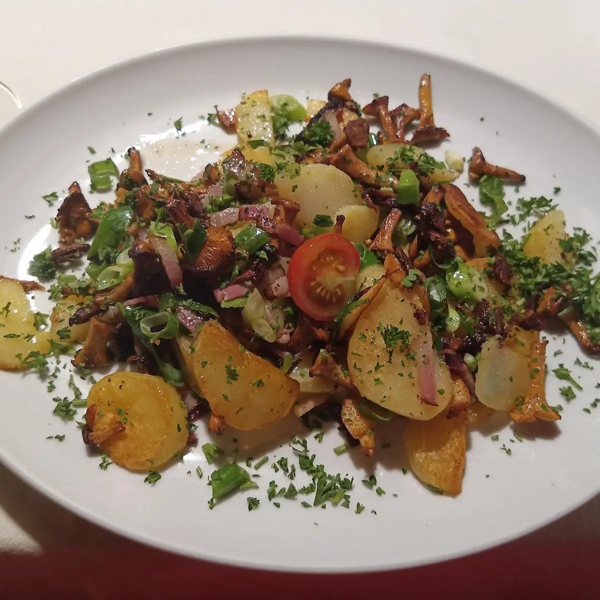 Eierschwammerlgröstl