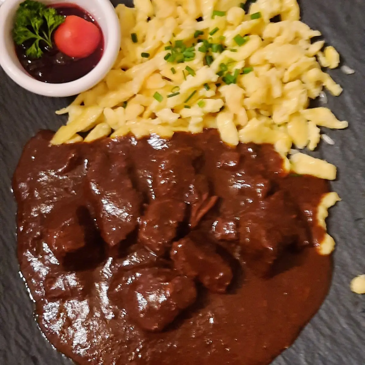 Hirschbraten
