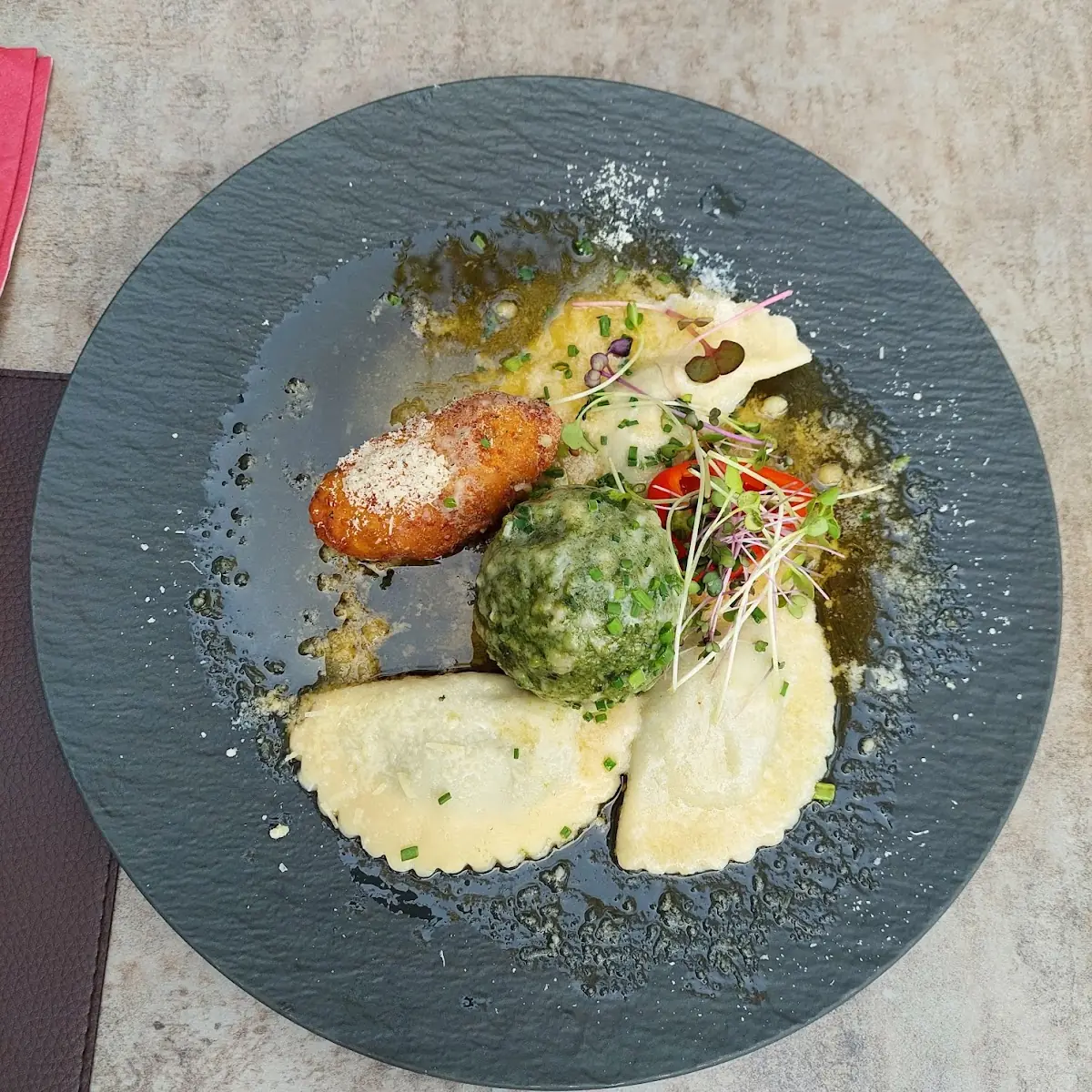 Spinat-schlutzkrapfen