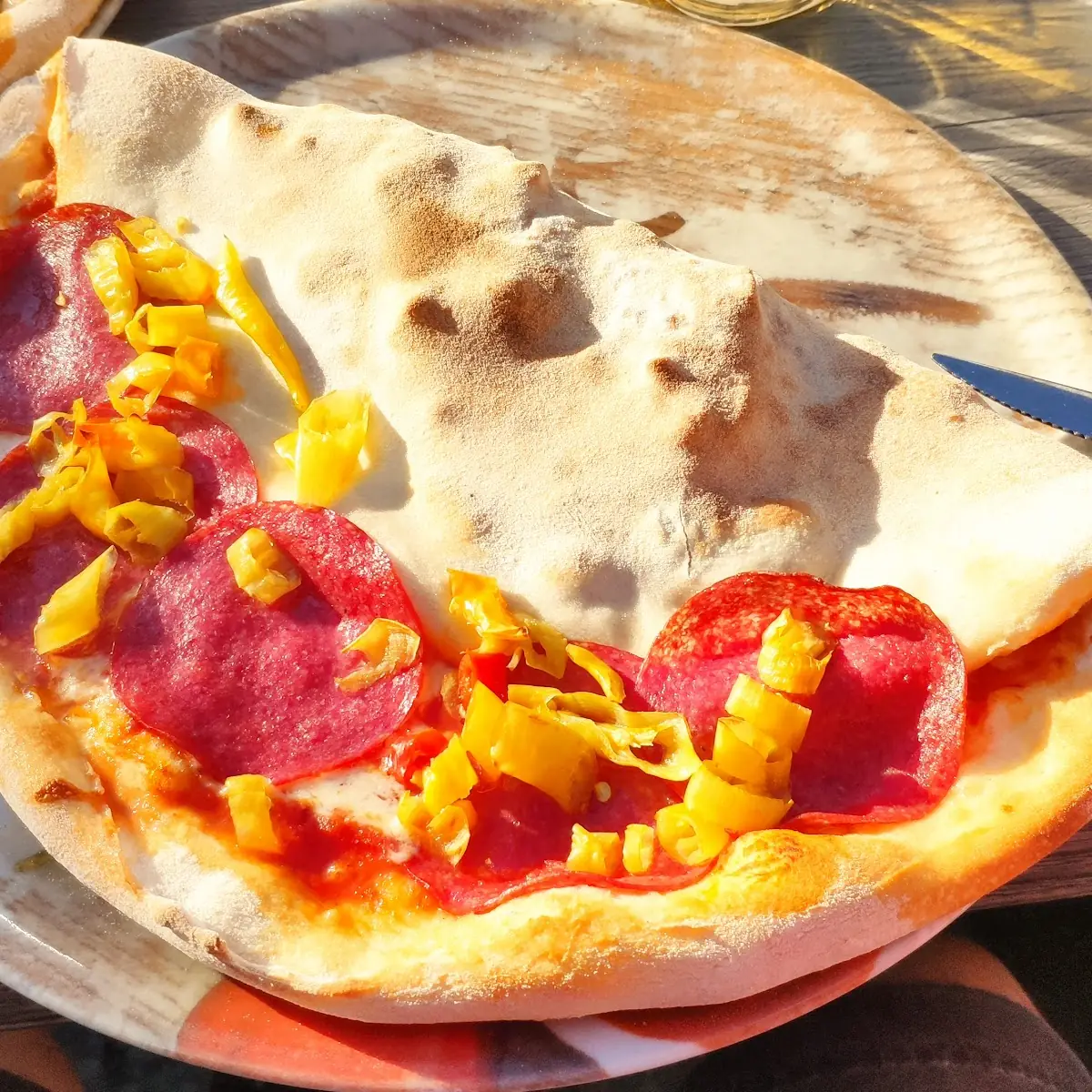 Pizza Halbmond
