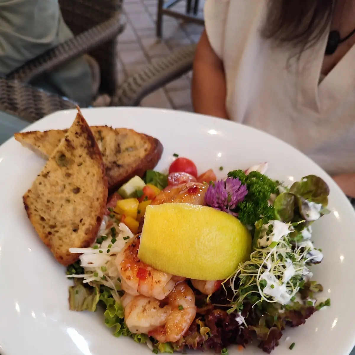 Scampi Salat