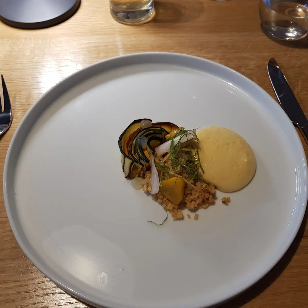 Zucchini - Bulgur Schalotte Zitrus-aromen