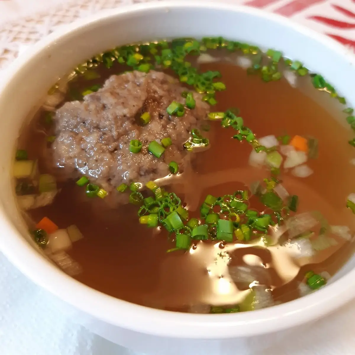 Leberknödelsuppe