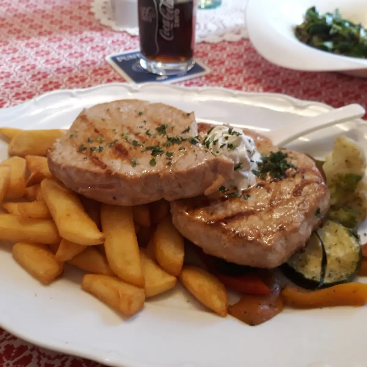 Schweinsnackensteak
