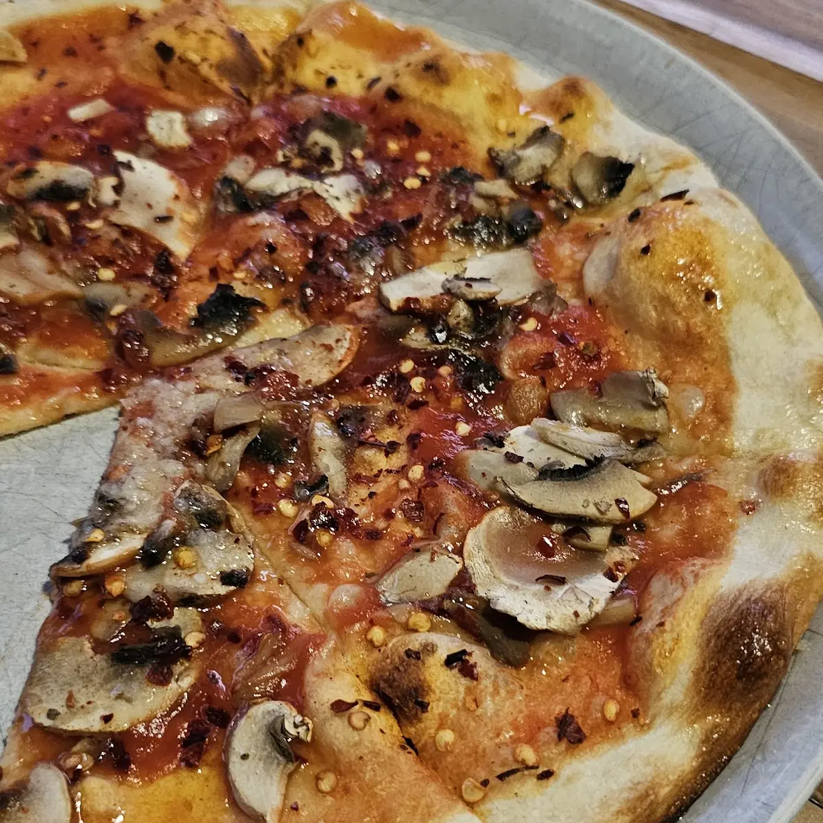 Pizza Marinara Mit Extra Pilze