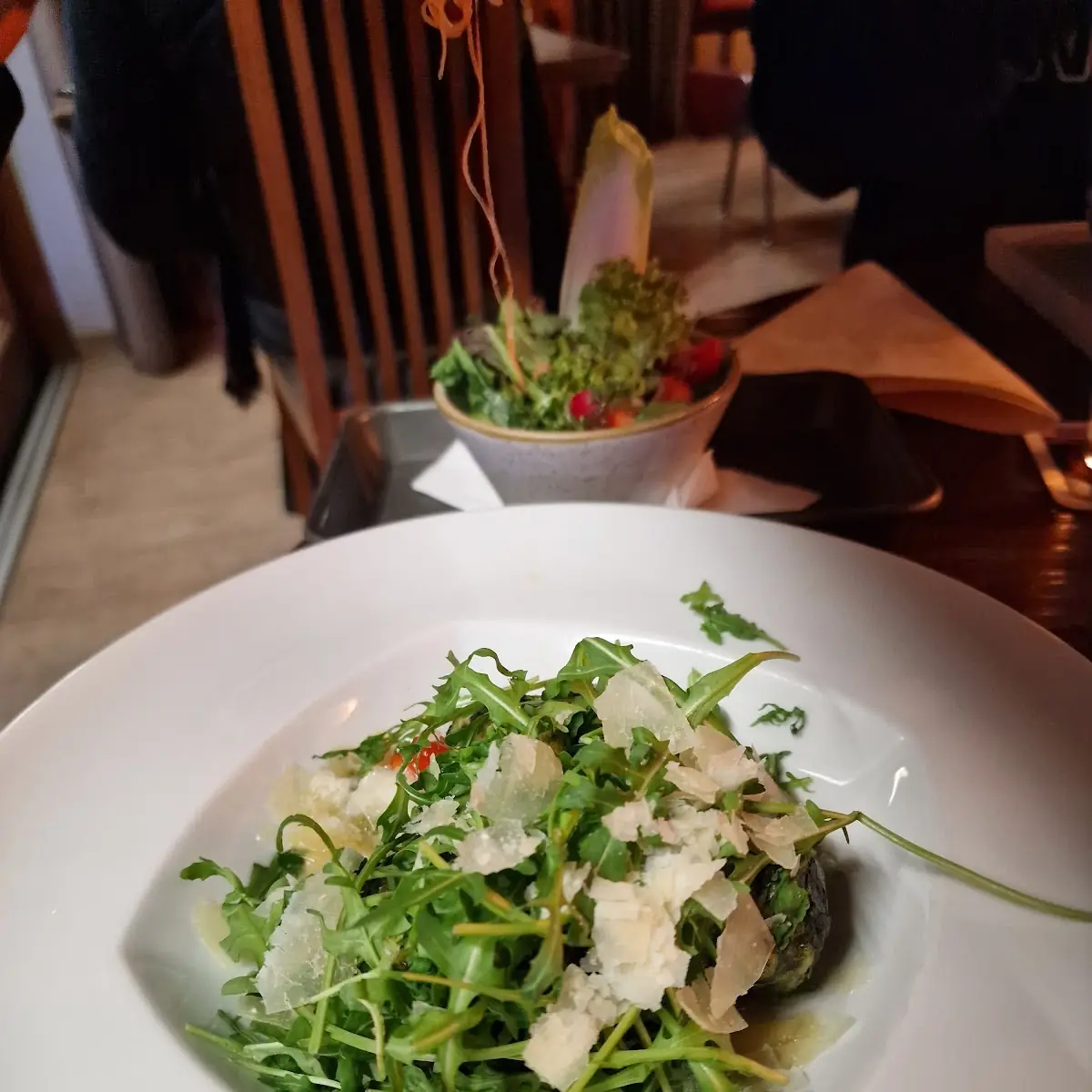 Handgedrehte Spinatknödel