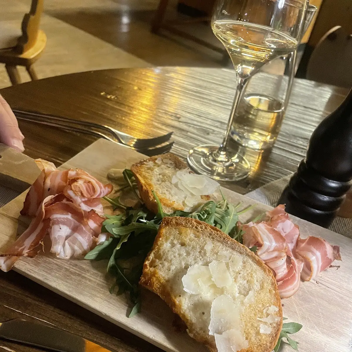 Knoblauch Brot Mit Speck