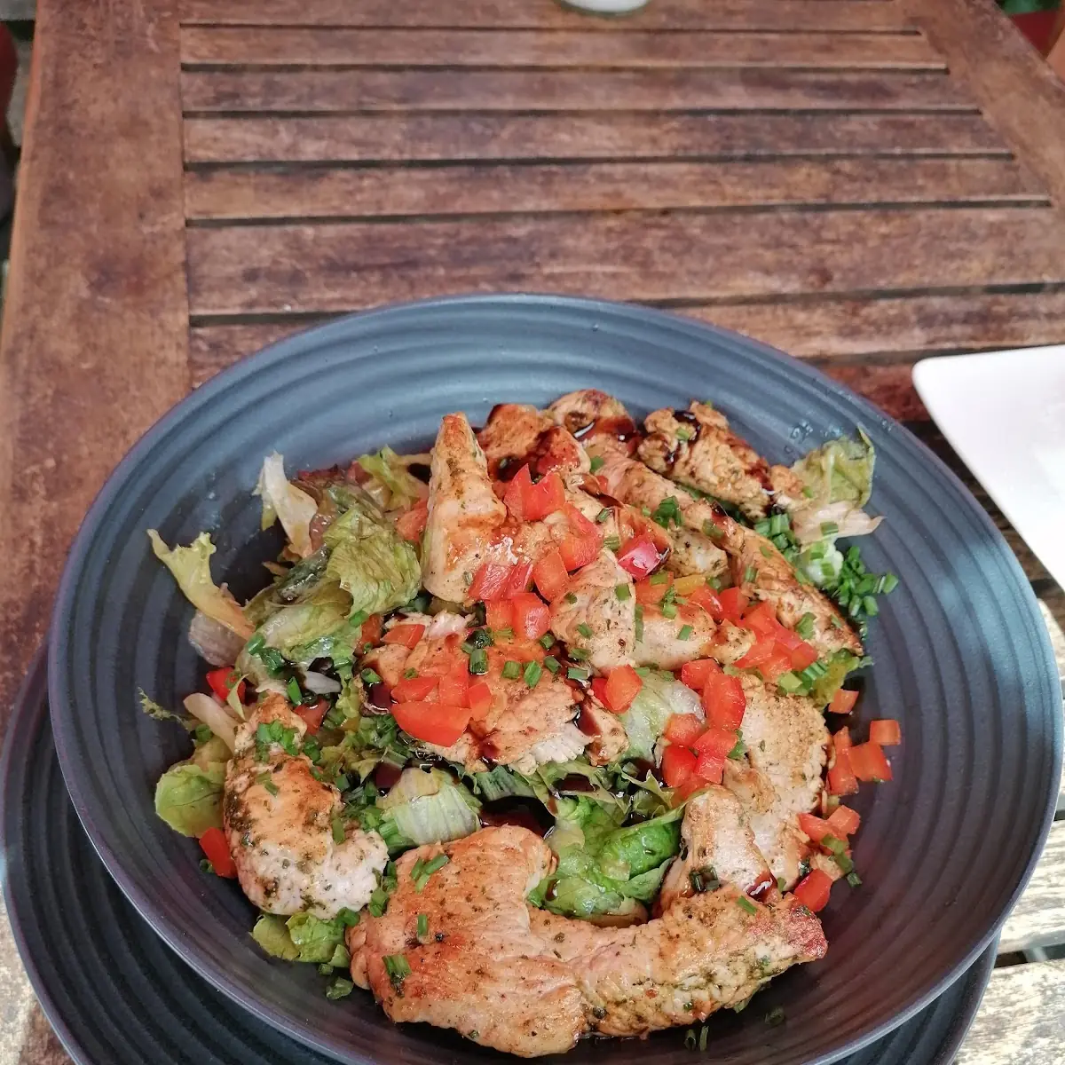 Salat Mit Putenstreifen