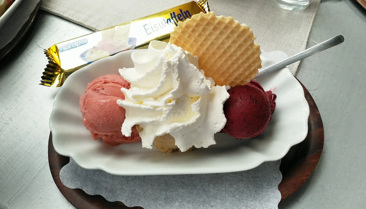 Gemischtes Eis Mit Schlag
