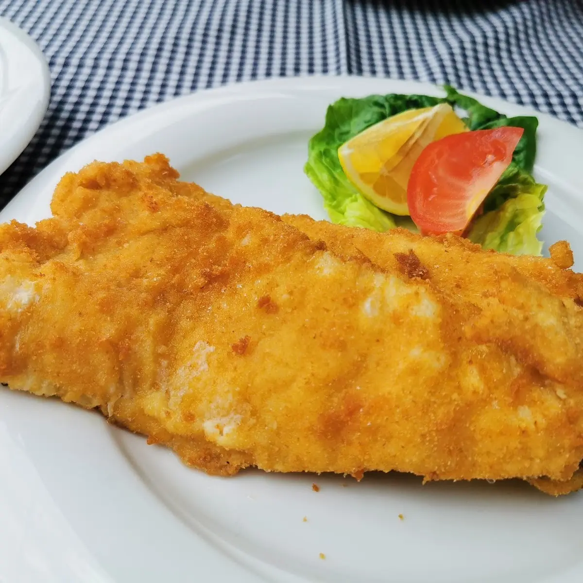 Gebackenes Seelachsfilet