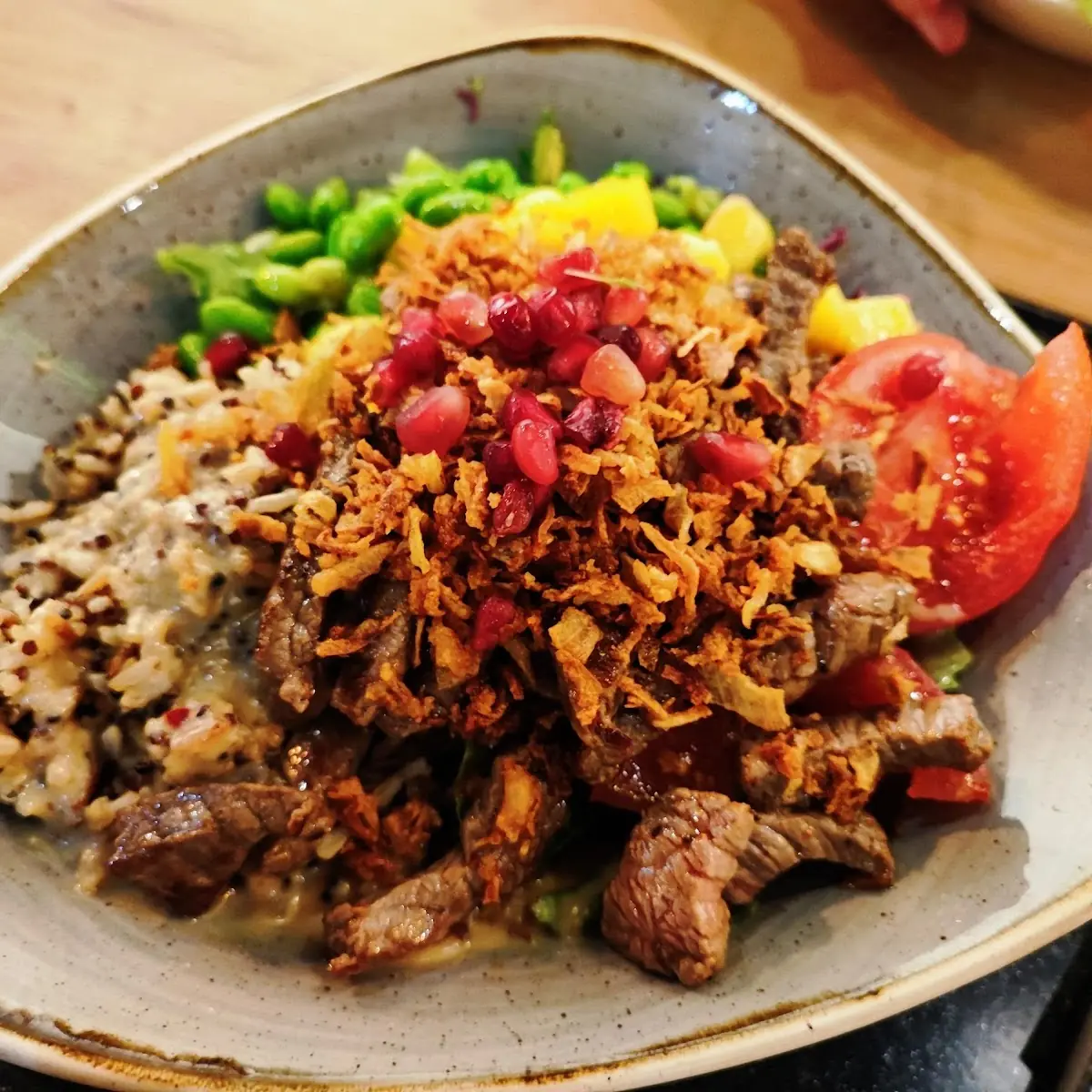 Crunchy Beef Bowl