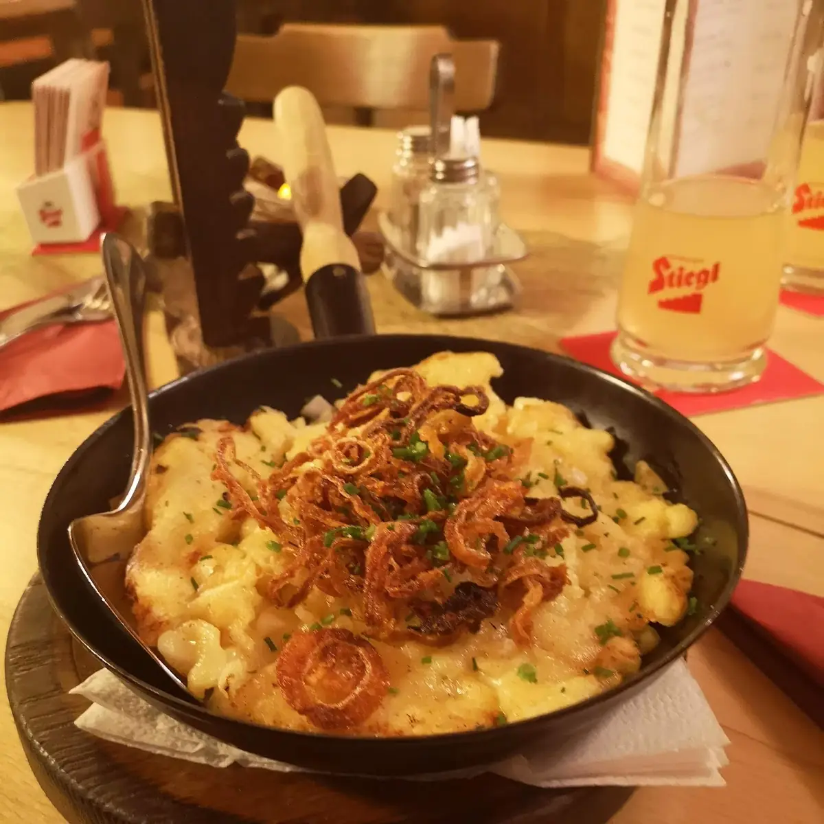 Käsespätzle Mit Röstzwiebeln