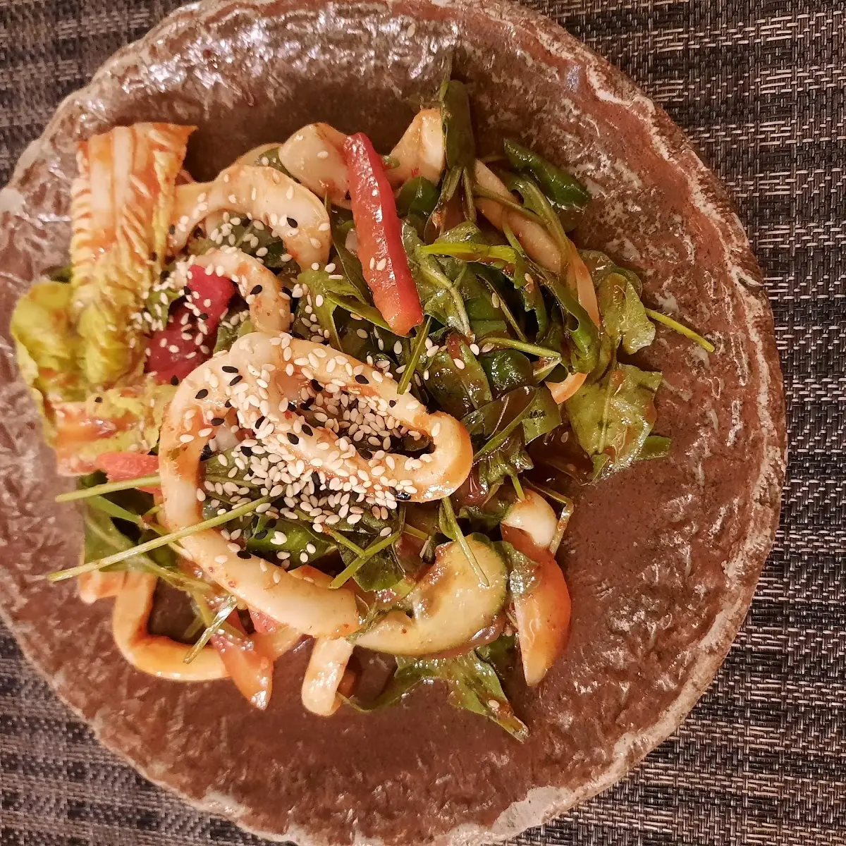 Squid-salat