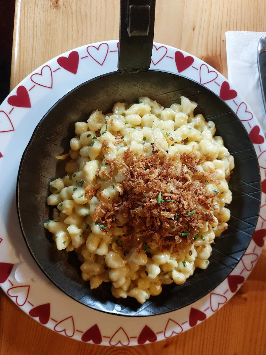 Käsespätzle Mit Röstzwiebeln