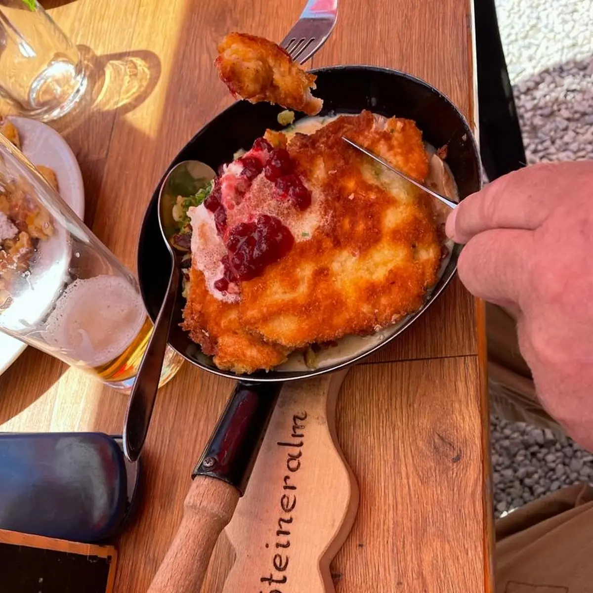 Steineralm Schnitzelpfanne