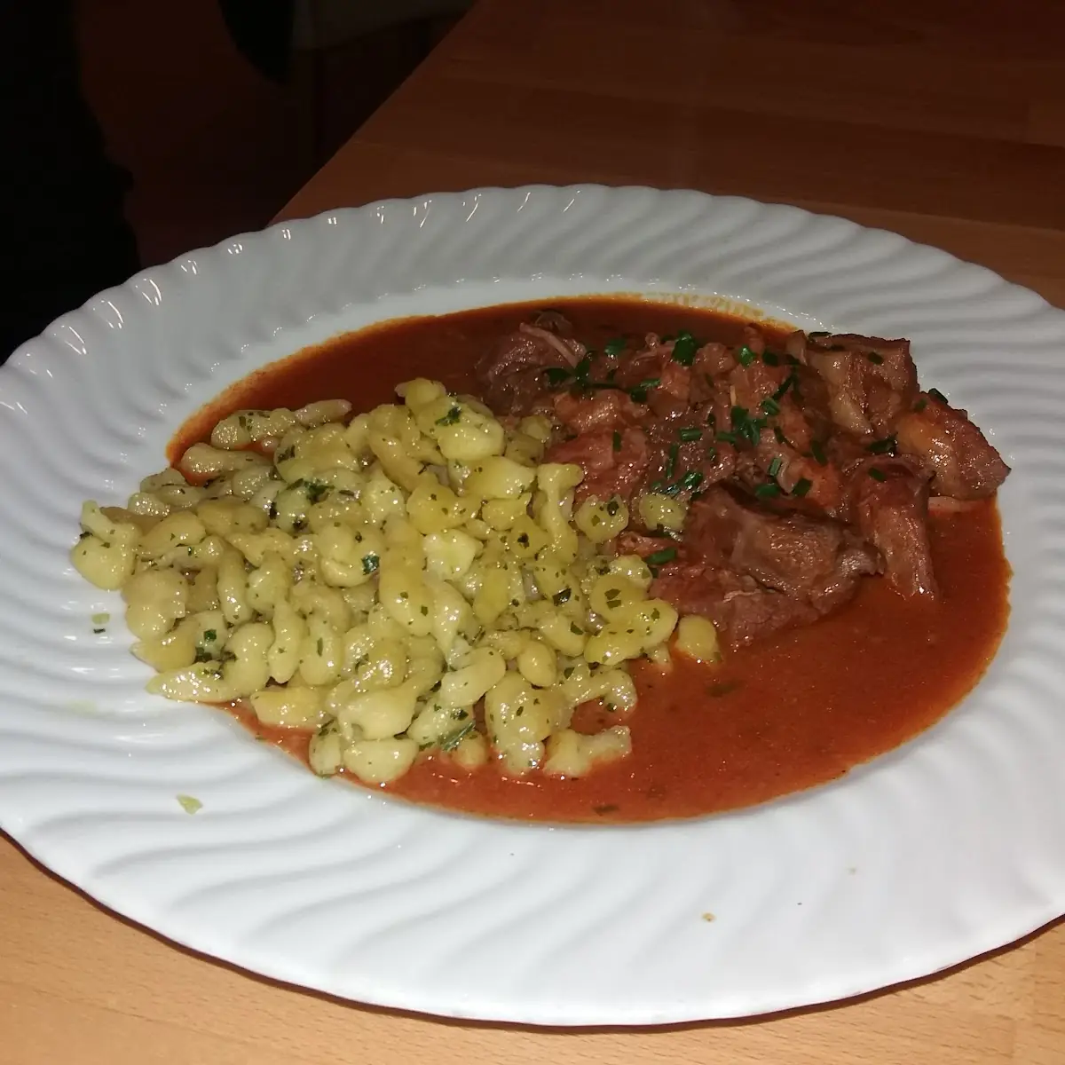 Hirschgulasch