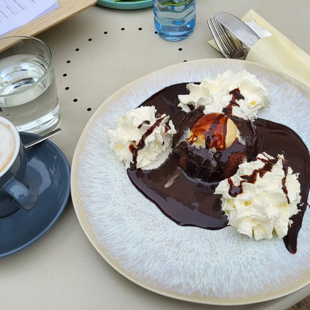 Cappuccino Und Mohr Im Hemd Mit Vanilleeis War Sehr Sehr Gut Einfach Köstlich