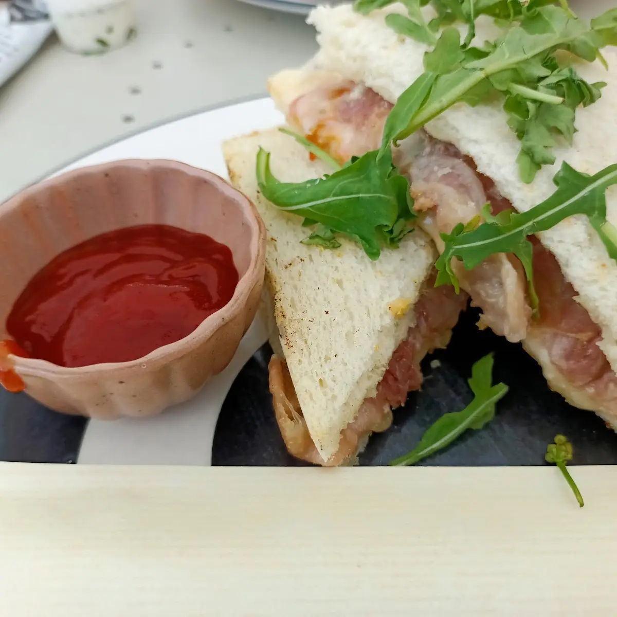 Panini Mit Schinken U Ruccola