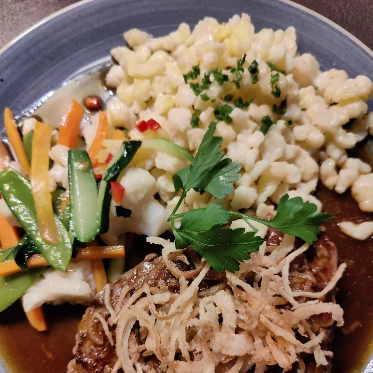 Zwiebelrostbraten