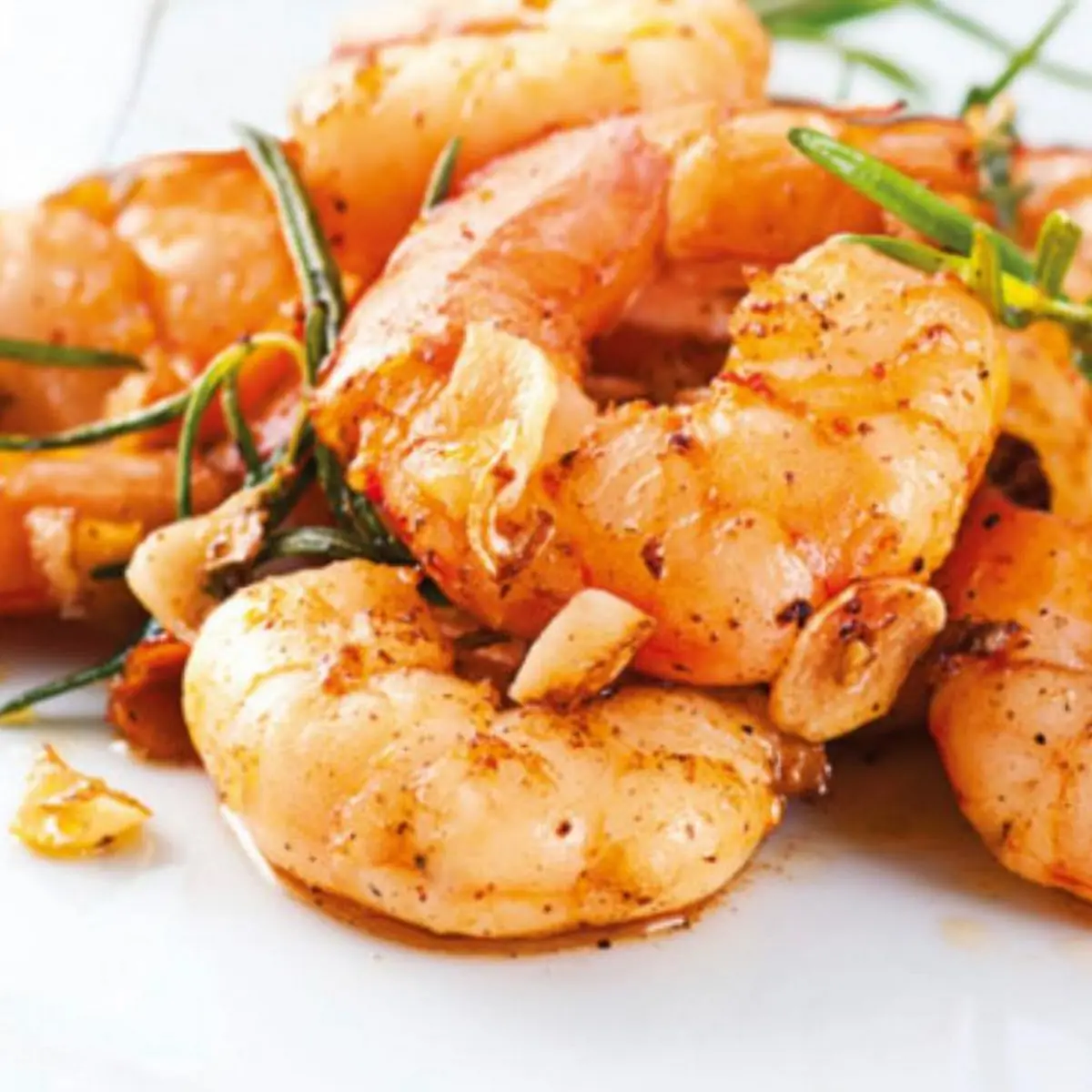 Gegrillte Riesengarnelen U5 Mit Knoblauch