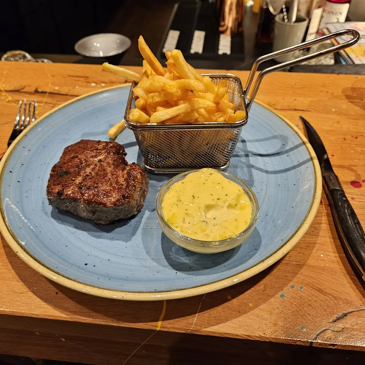 Beef Tenderloin and Fries