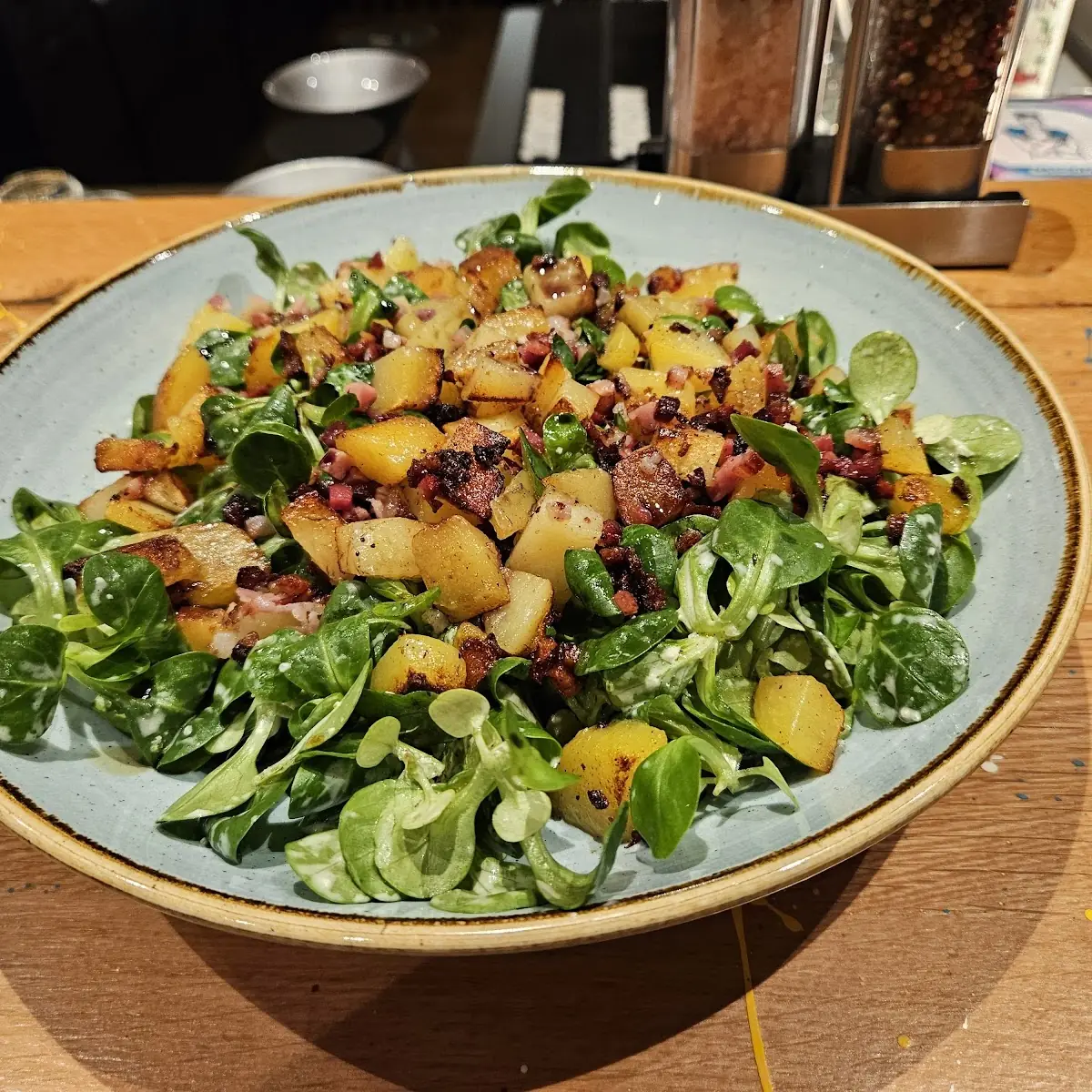 Salad with Bacon and Potatoes