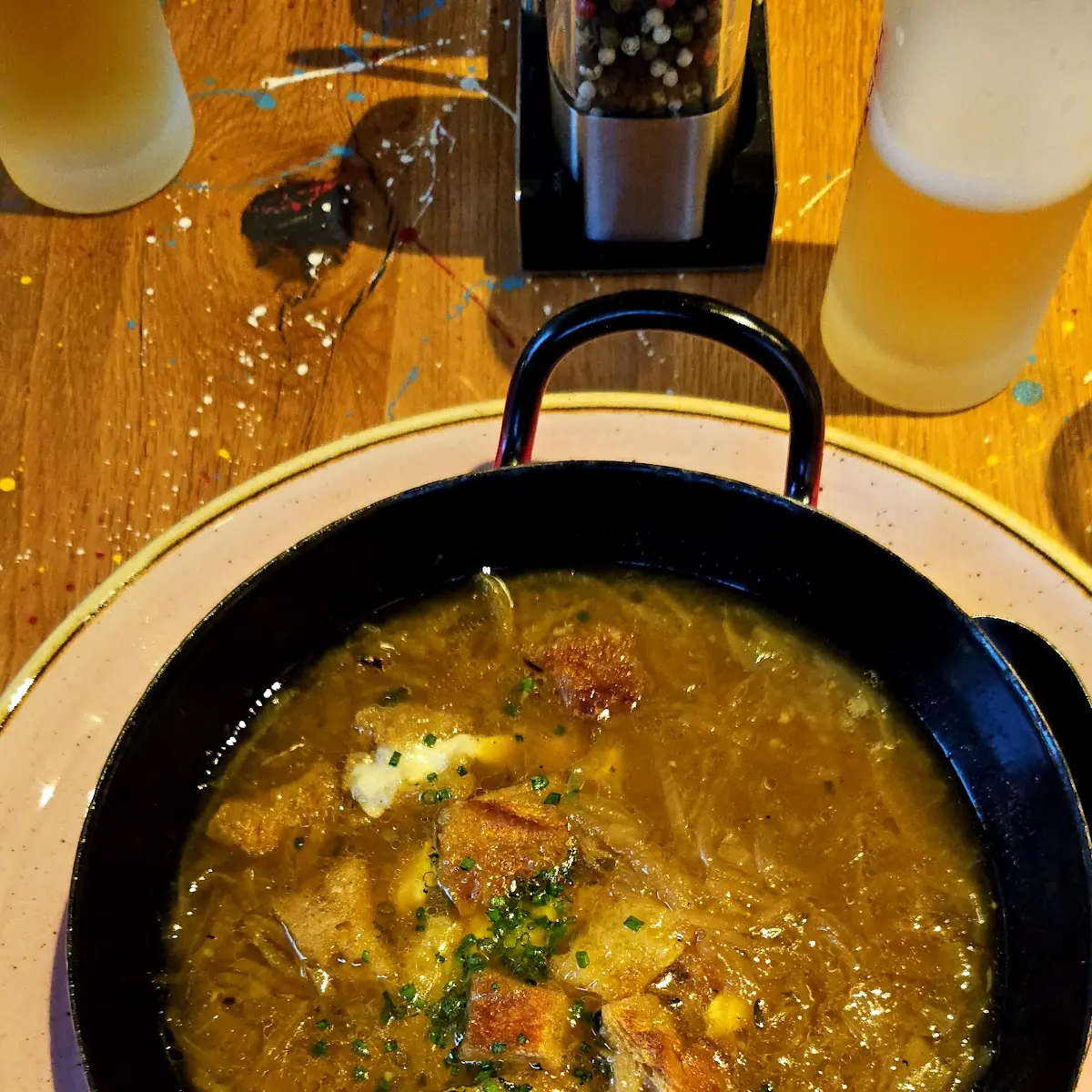 Zwiebelsuppe