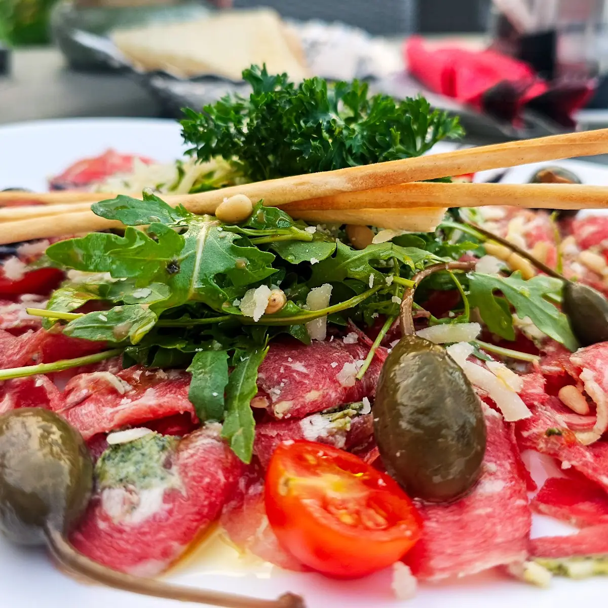 Selbstgemachtes Rindercarpaccio