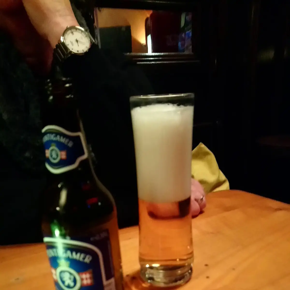 Puntigamer Bier Mit Glas