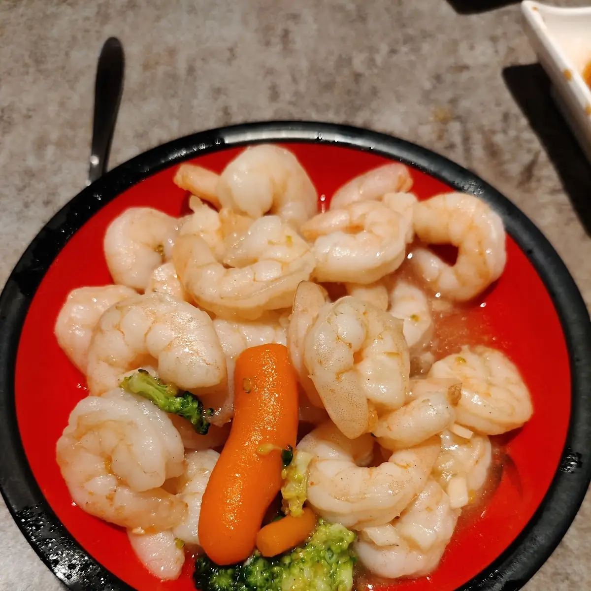 Shrimps Mit Gemüse
