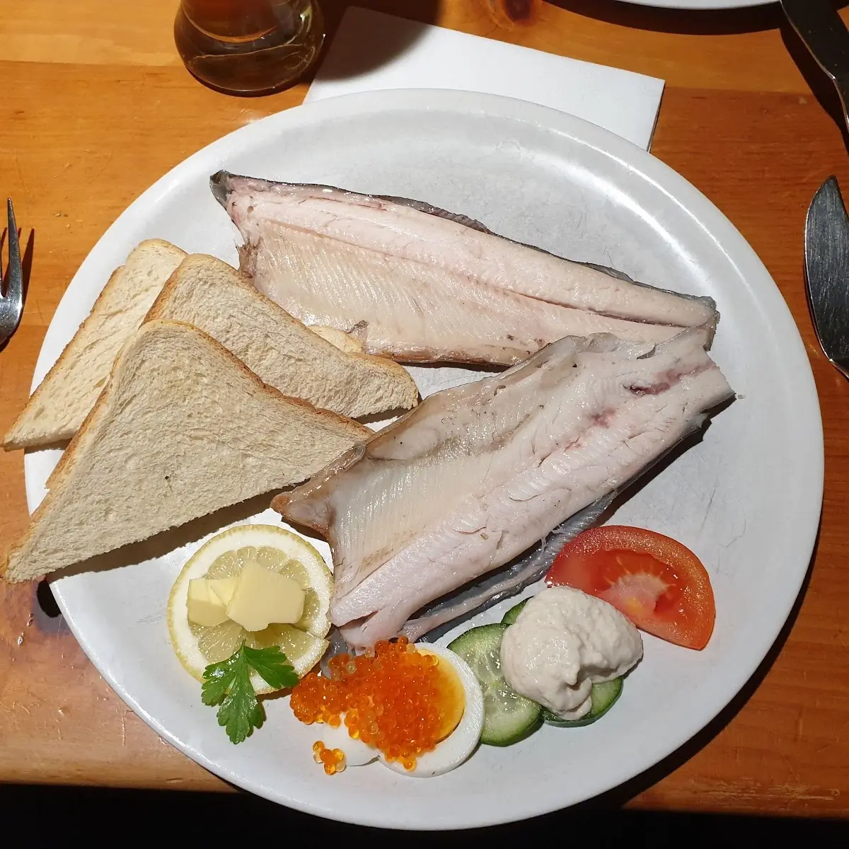Lauwarme Raucherforelle