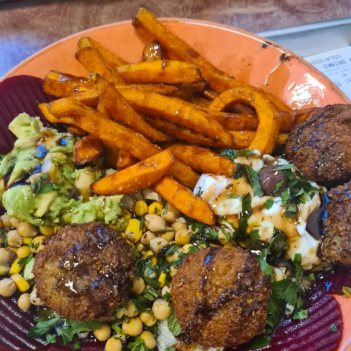 Falafel Mit Süßkartoffeln