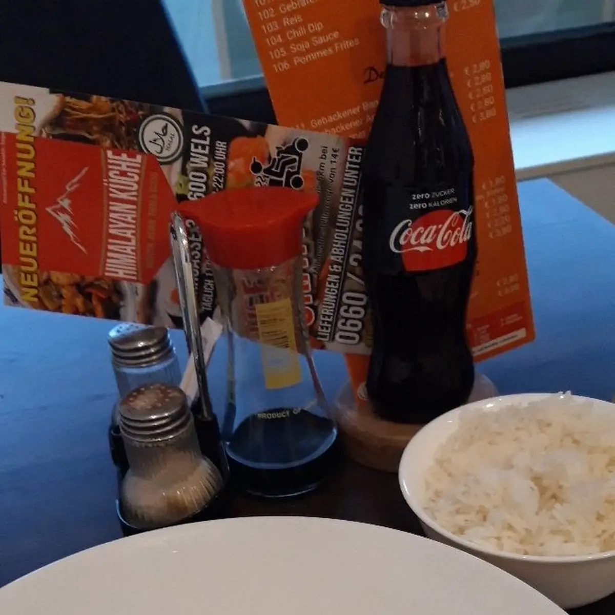 Matar Paneer Mit Reis